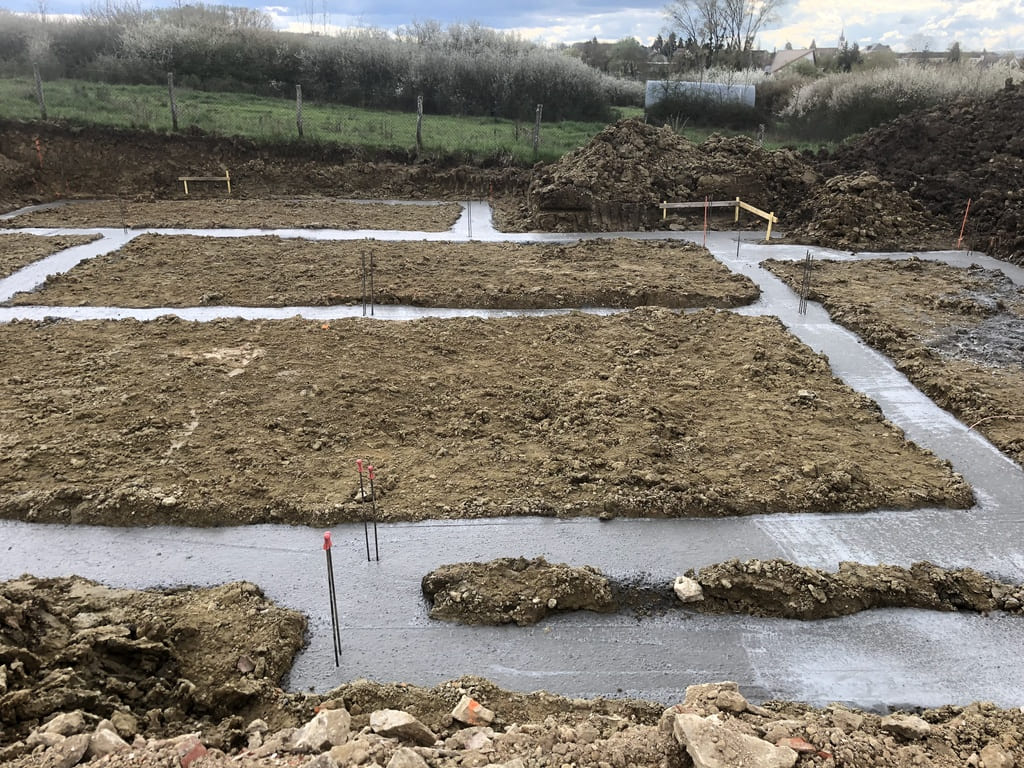 Construction de maison - fondation